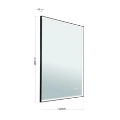 Frame LED-spiegel, 70 x 90 cm, CCT, anticondens, dimbaar