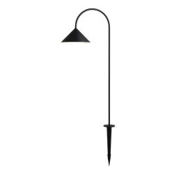 FRANDSEN LED grondspies lamp Graspaal, zwart, hoogte 82 cm