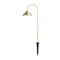 FRANDSEN LED grondspies lamp Grasp, messingkleurig, hoogte 82 cm
