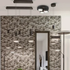 Franklin LED uplighter, leeslamp, antraciet