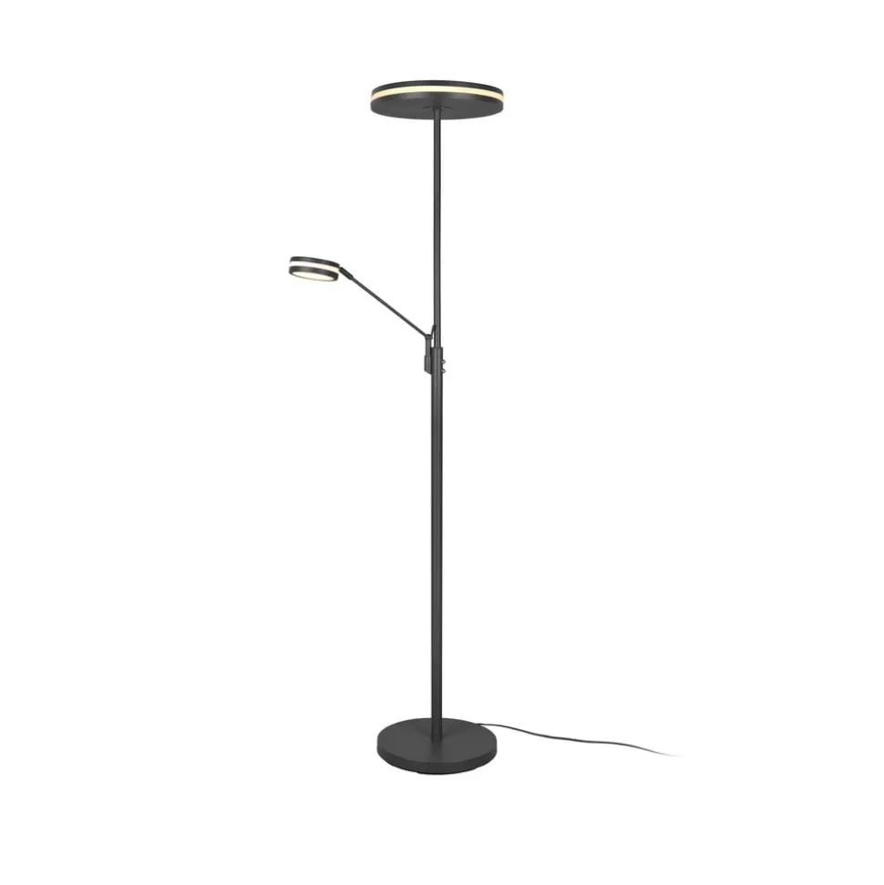 Franklin LED uplighter, leeslamp, antraciet