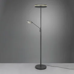 Franklin LED uplighter, leeslamp, antraciet