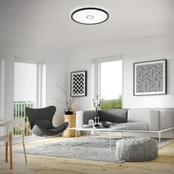 Free LED plafondlamp, Ø 42 cm, zwart