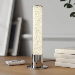 Fria LED tafellamp, cilinder, RGB, afstandsbediening