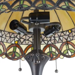 Frieda - staande lamp met Tiffany-scherm