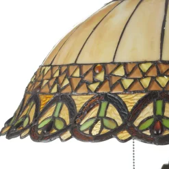 Frieda - staande lamp met Tiffany-scherm