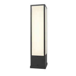 Fuerte LED sokkellamp, antraciet, aluminium, IP54