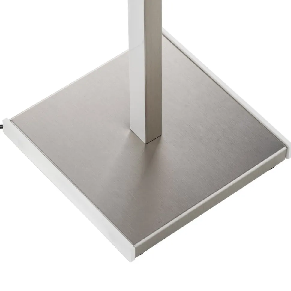 Functionele LED vloerlamp Orix in wit, 180 cm