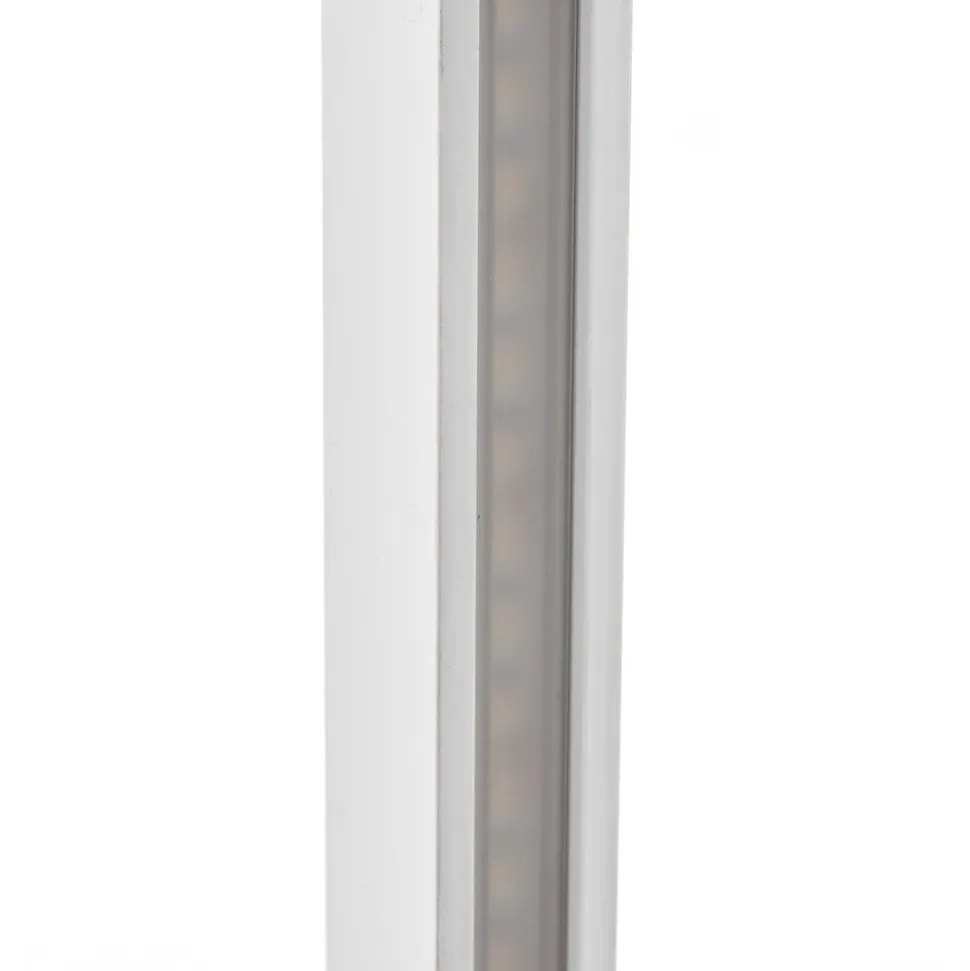 Functionele LED vloerlamp Orix in wit, 180 cm