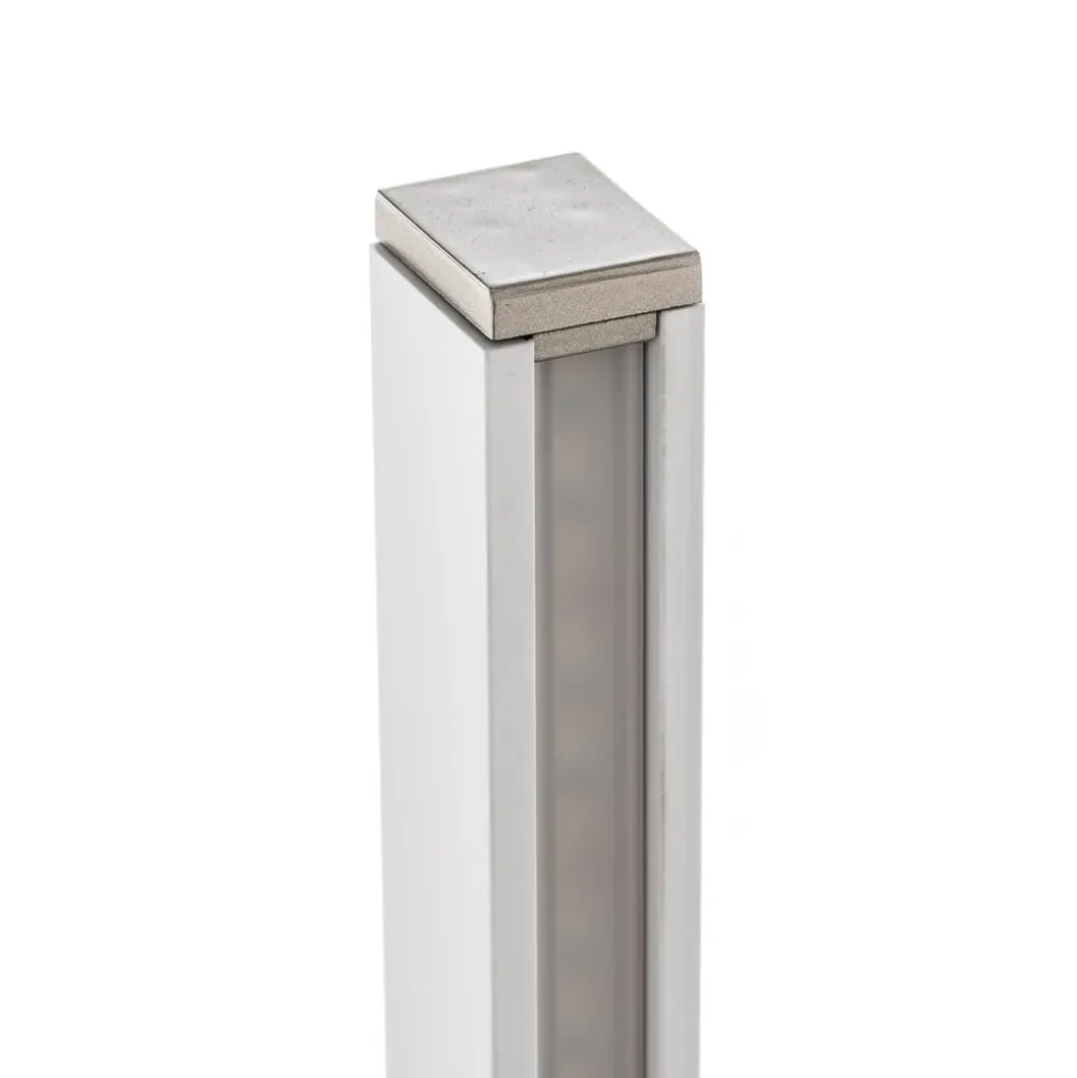 Functionele LED vloerlamp Orix in wit, 180 cm