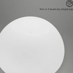 Fungo LED tafellamp, oplaadbaar, wit