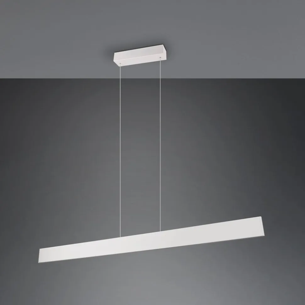 Galway hanglamp, lichtgrijs, omhoog/omlaag, CCT, metaal