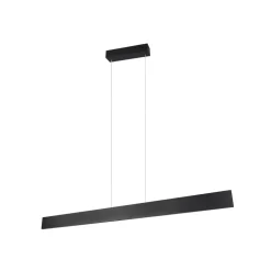 Galway hanglamp, mat zwart, omhoog/omlaag, CCT, metaal