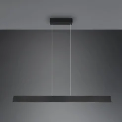 Galway hanglamp, mat zwart, omhoog/omlaag, CCT, metaal