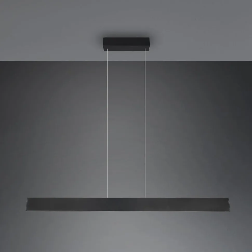 Galway hanglamp, mat zwart, omhoog/omlaag, CCT, metaal