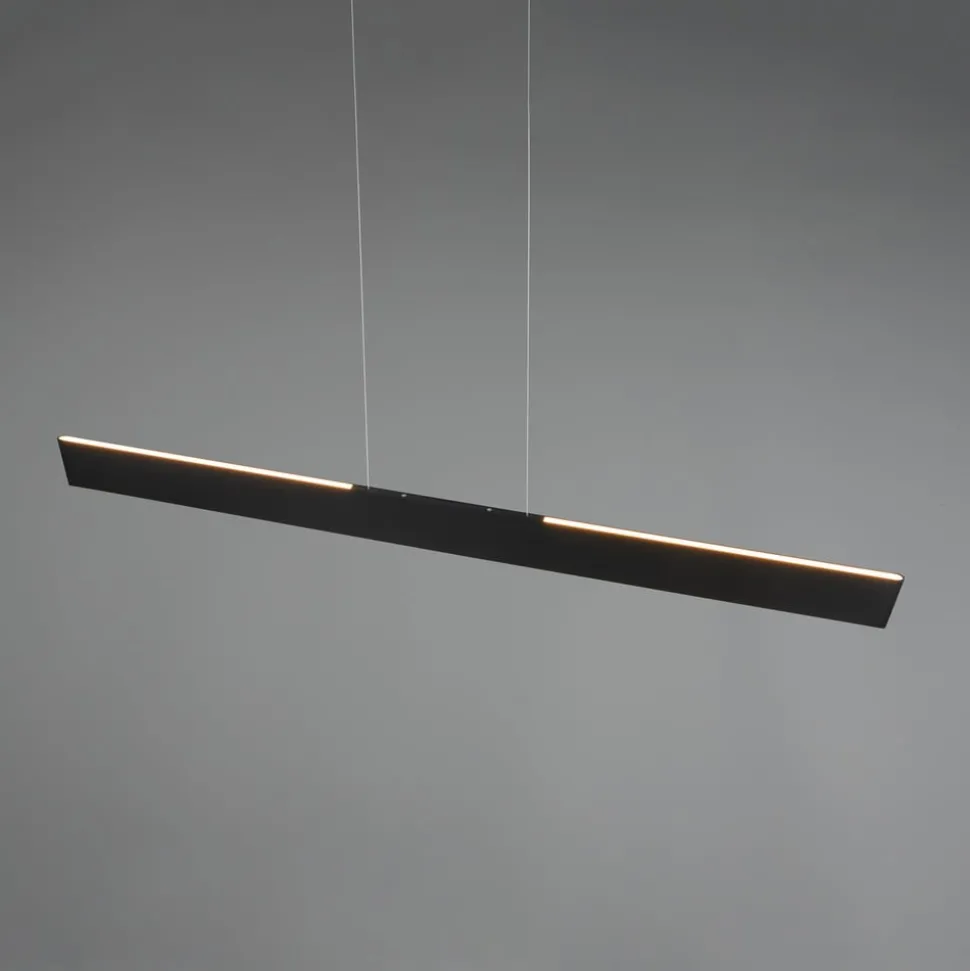 Galway hanglamp, mat zwart, omhoog/omlaag, CCT, metaal