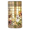 Gebloemde wandlamp Hannah in Tiffany stijl