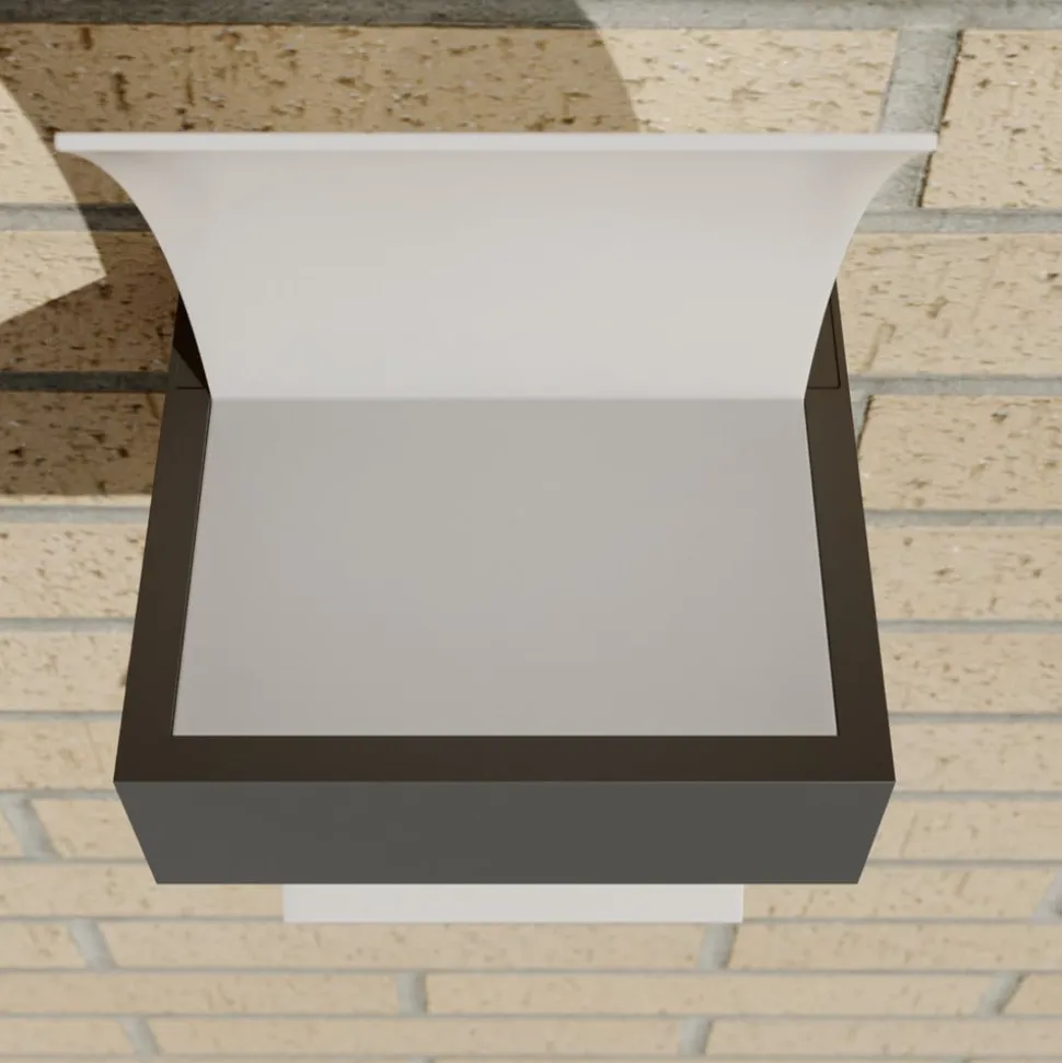 Gebogen LED-buitenwandlamp Skadi