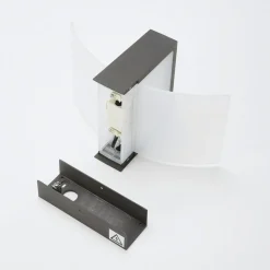 Gebogen LED-buitenwandlamp Skadi