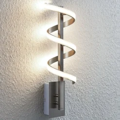 Gedraaide LED-wandlamp Pierre