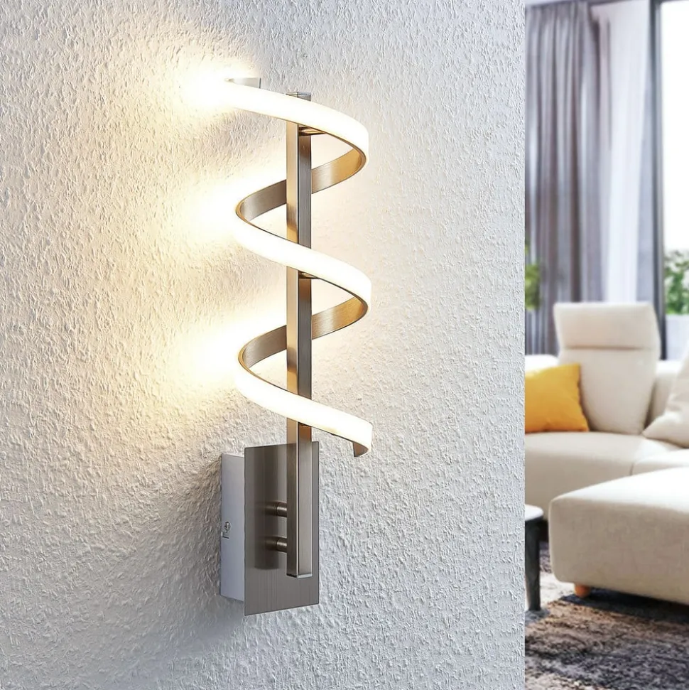 Gedraaide LED-wandlamp Pierre