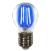 Gekleurd licht E27 4W LED lamp filament, blauw