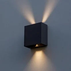 Gemini Beams, IP54 up/down hoekig antraciet