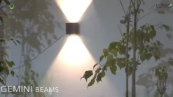 Gemini Beams, IP54 up/down hoekig antraciet