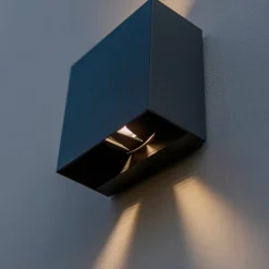 Gemini Beams, IP54 up/down hoekig antraciet