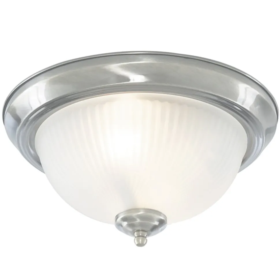 Geribbelde plafondlamp American Diner