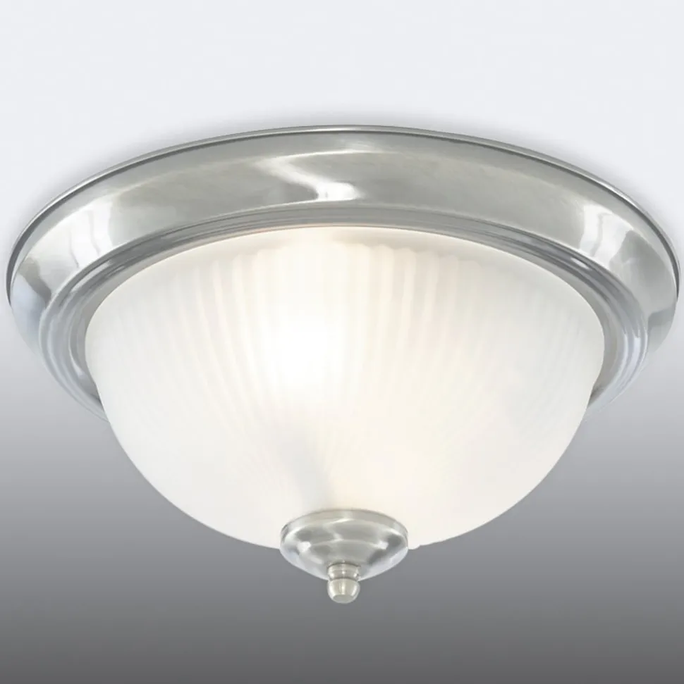 Geribbelde plafondlamp American Diner