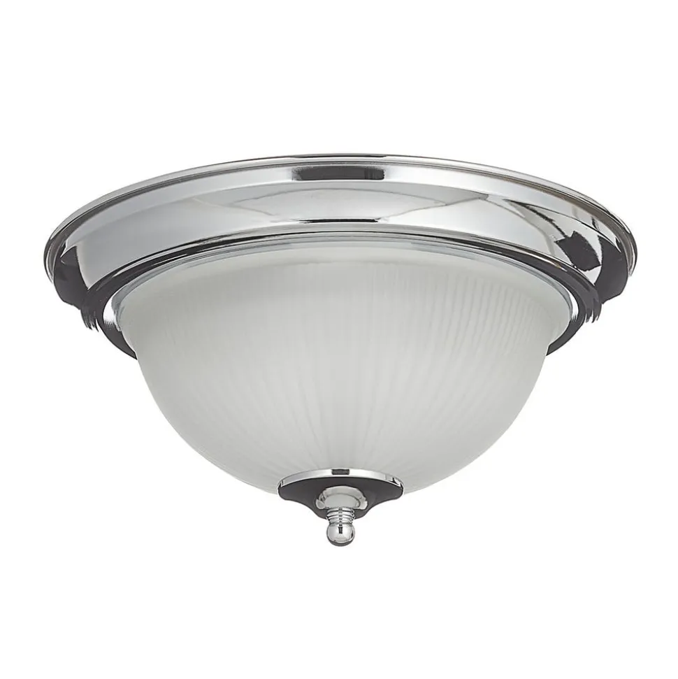 Geribbelde plafondlamp American Diner