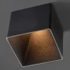 GF design Blocky inbouwlamp IP54 zwart 3.000 K