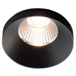 GF design Owi inbouwlamp IP54 zwart 2.700 K