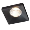 GF design Squary inbouwlamp IP54 zwart 3.000 K