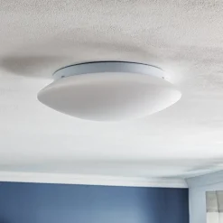 Gjovik plafondlamp met opaal wit glas, Ø 40 cm