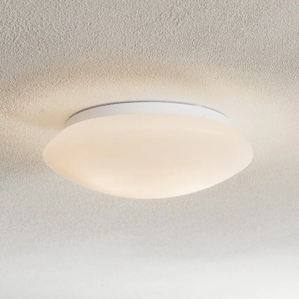 Gjovik plafondlamp, opaal glas, Ø 30 cm