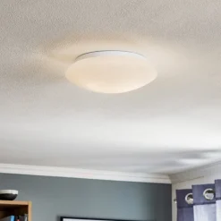 Gjovik plafondlamp, opaal glas, Ø 30 cm