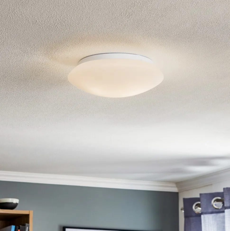 Gjovik plafondlamp, opaal glas, Ø 30 cm