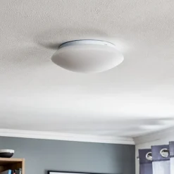 Gjovik plafondlamp, opaal glas, Ø 30 cm