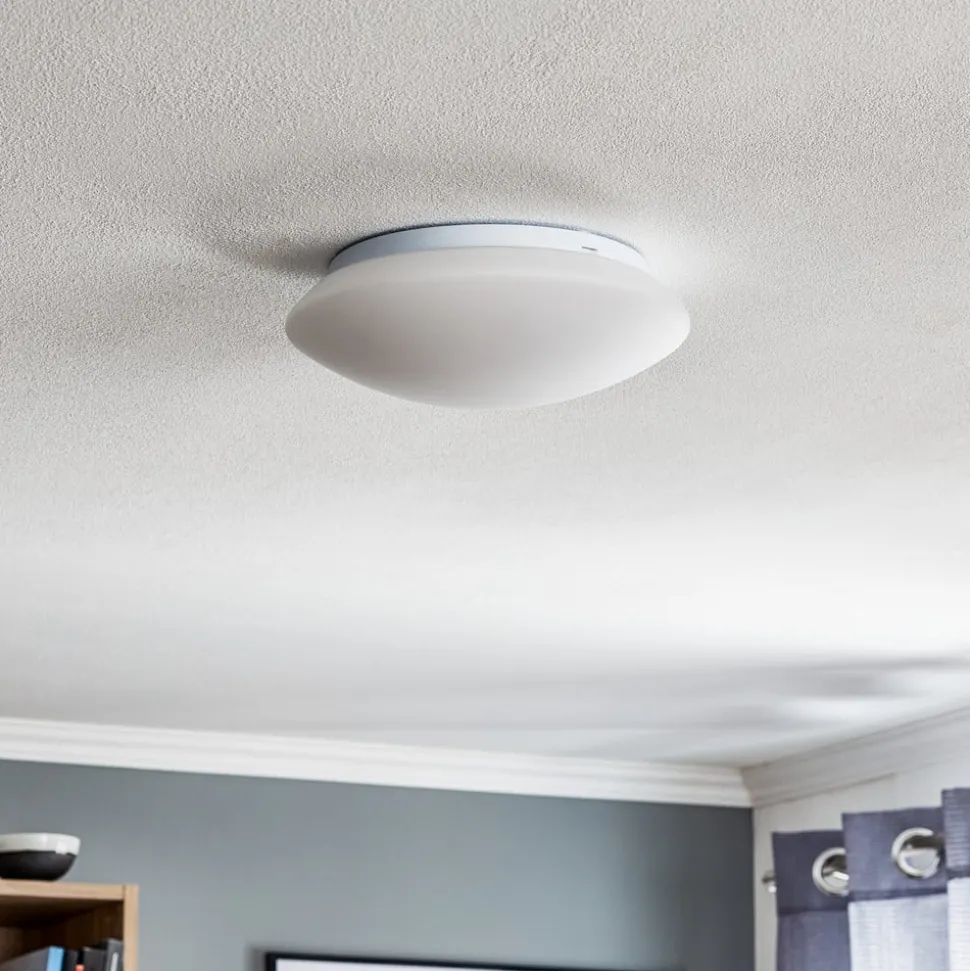 Gjovik plafondlamp, opaal glas, Ø 30 cm