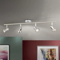 Glansrijke plafondlamp BARBORA - 4-lichts