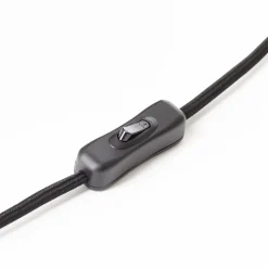 Glasini tafellamp, hoogte 49,5 cm, rookgrijs/zwart, glas