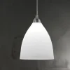 Glazen hanglamp PROVENZA, 20 cm, wit