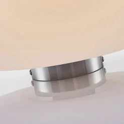 Glazen plafondlamp Bibiane, opaalwit