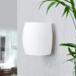 Glazen wandlamp Lusine