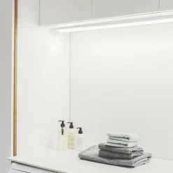 Glendale LED-lichtlijst, 119 cm, IP20, kunststof, wit