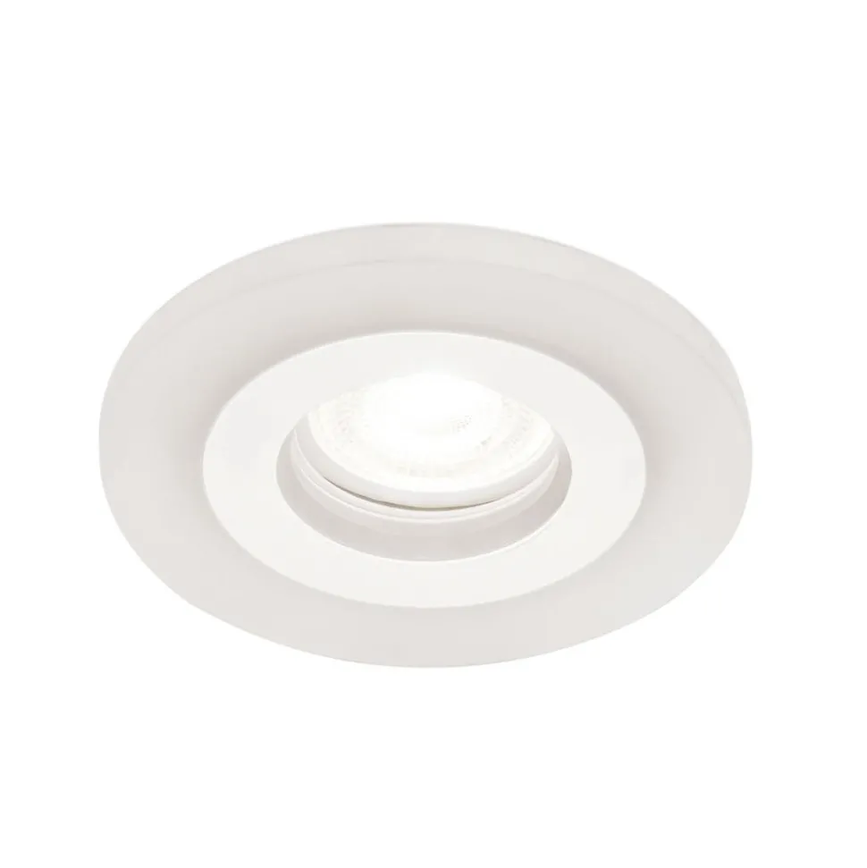 Glow inbouwspot, wit, metaal, Ø 11 cm, GU10