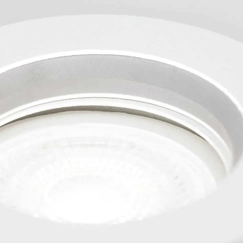 Glow inbouwspot, wit, metaal, Ø 11 cm, GU10