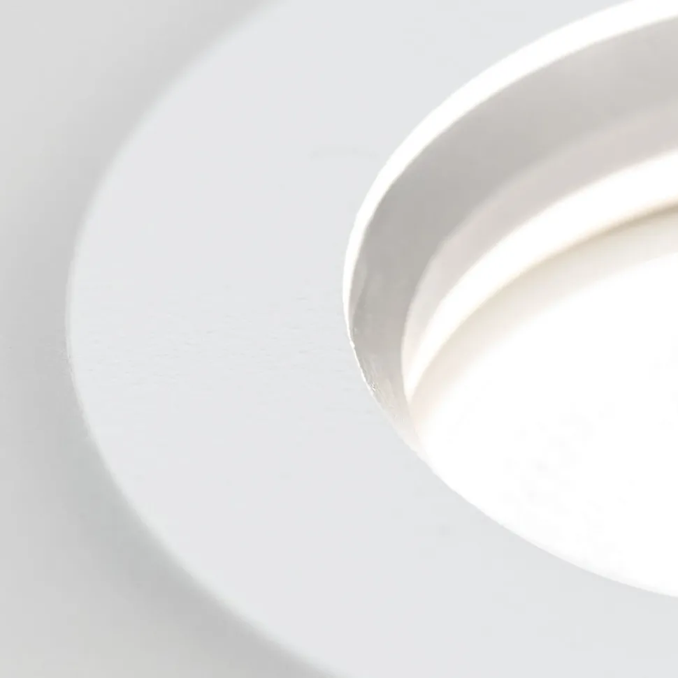 Glow inbouwspot, wit, metaal, Ø 11 cm, GU10